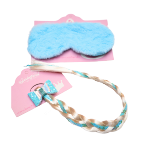 Kit Trenza y Antifaz Azul Beautyland Spa para Niñas