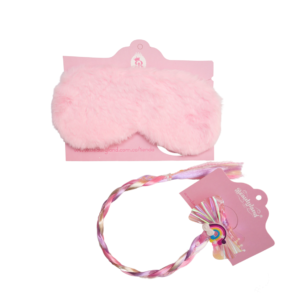 Kit Trenza y Antifaz Rosado Beautyland Spa para Niñas