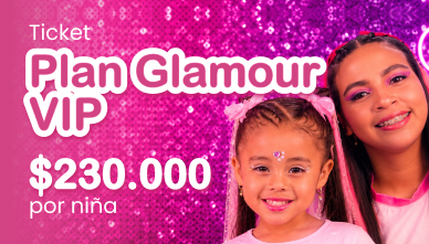 Plan Glamour VIP Spa Niñas Barranquilla Beautyland